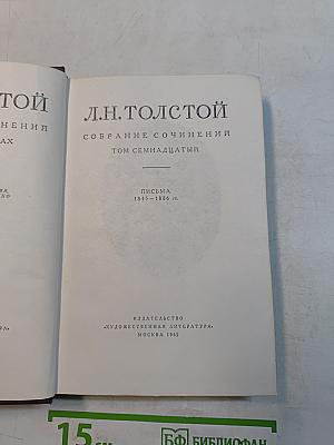 Собрание сочинений. Том семнадцатый. Письма 1845-1886 гг.