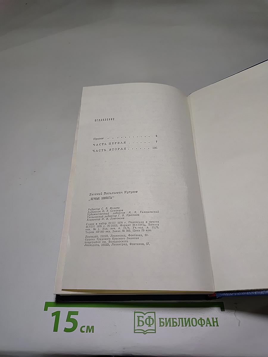Вечные хлопоты. Книга первая. Роман