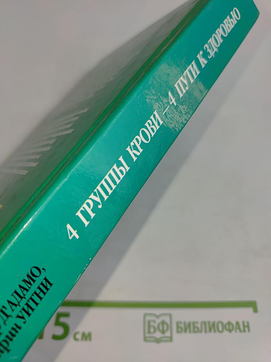 4 группы крови – 4 пути к здоровью