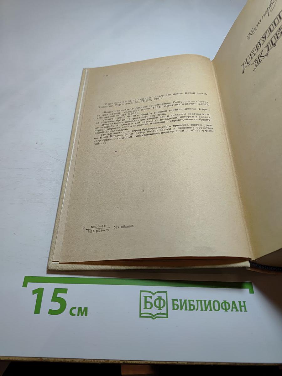 Конец главы