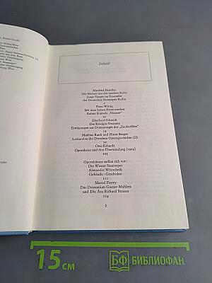 Oper Heute 3: Ein Almanach der Musikbühne