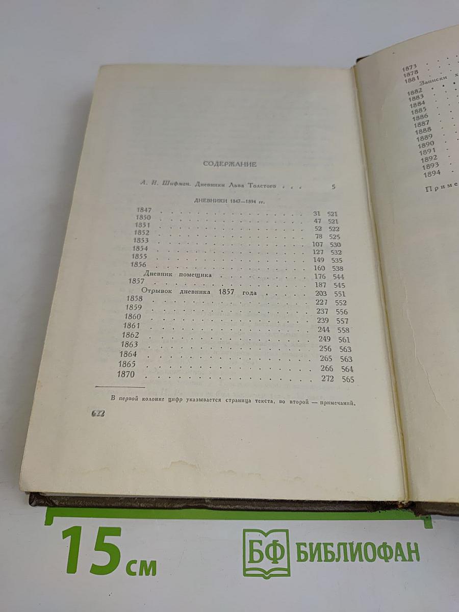 Л.Н. Толстой. Собрание сочинений. Том девятнадцатый. Дневники 1847-1894 гг.