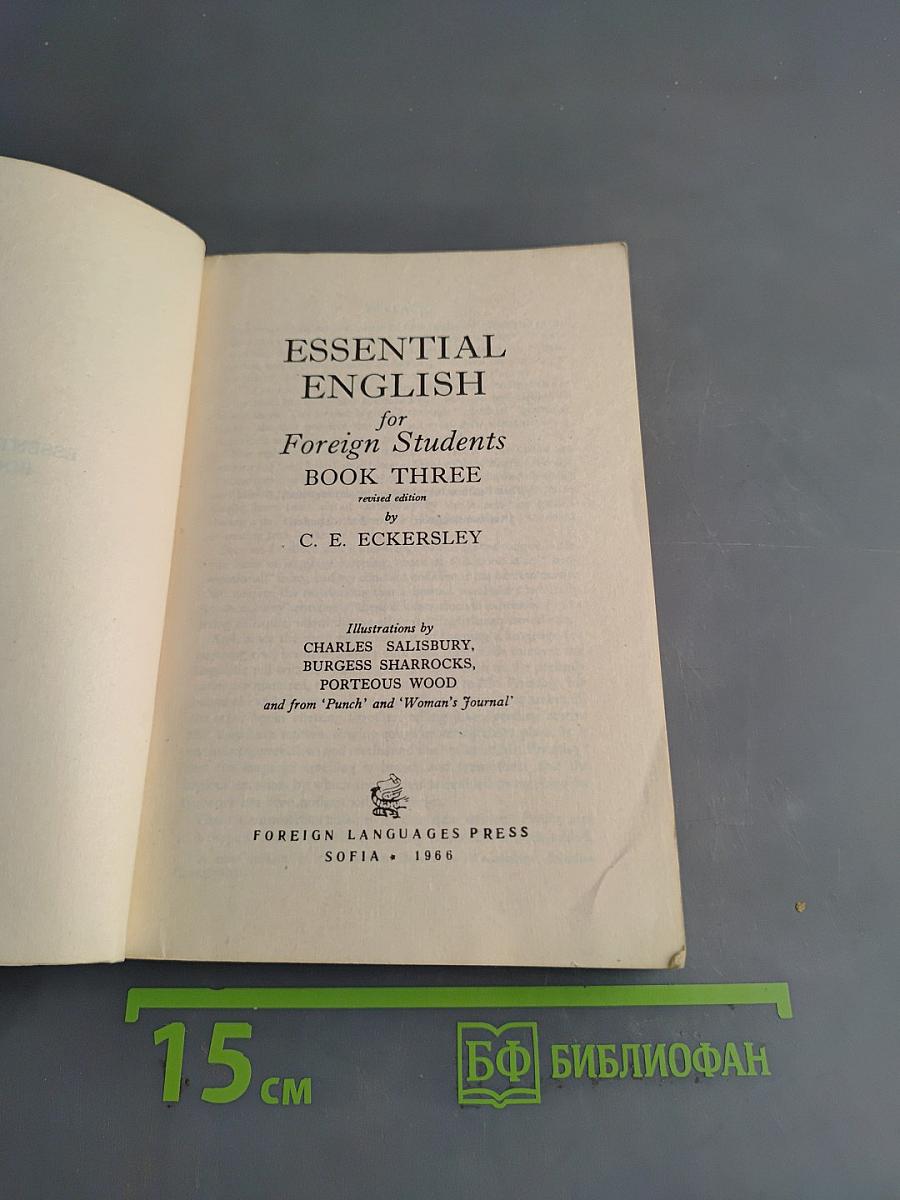 Essential English for Foreign Students Book 3