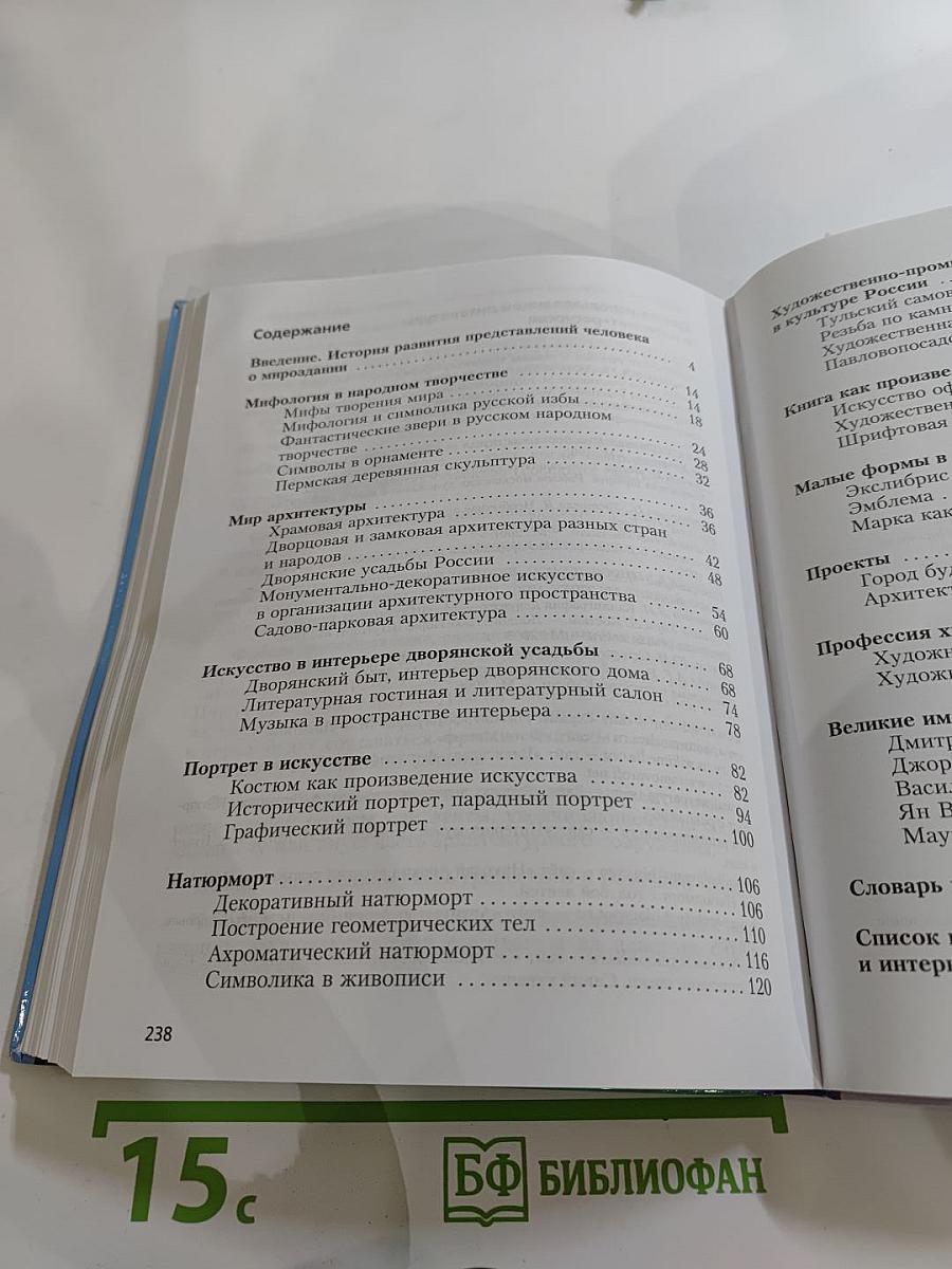 Изобразительное искусство 6 класс