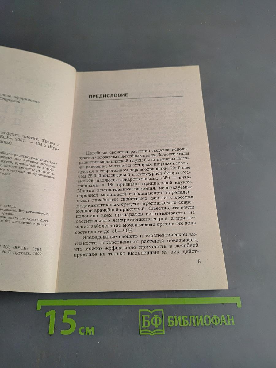 Камни в почках, нефрит, цистит. Травы и сборы