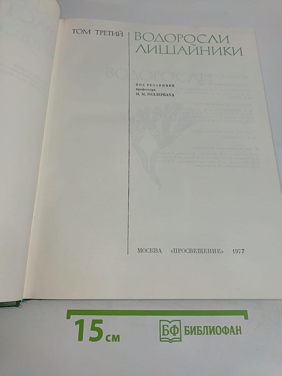 Водоросли. Лишайники