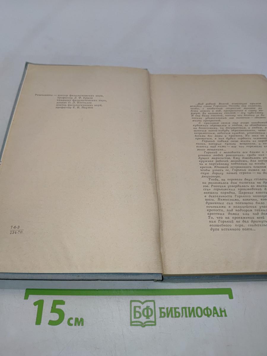 Максим Горький. Биография писателя