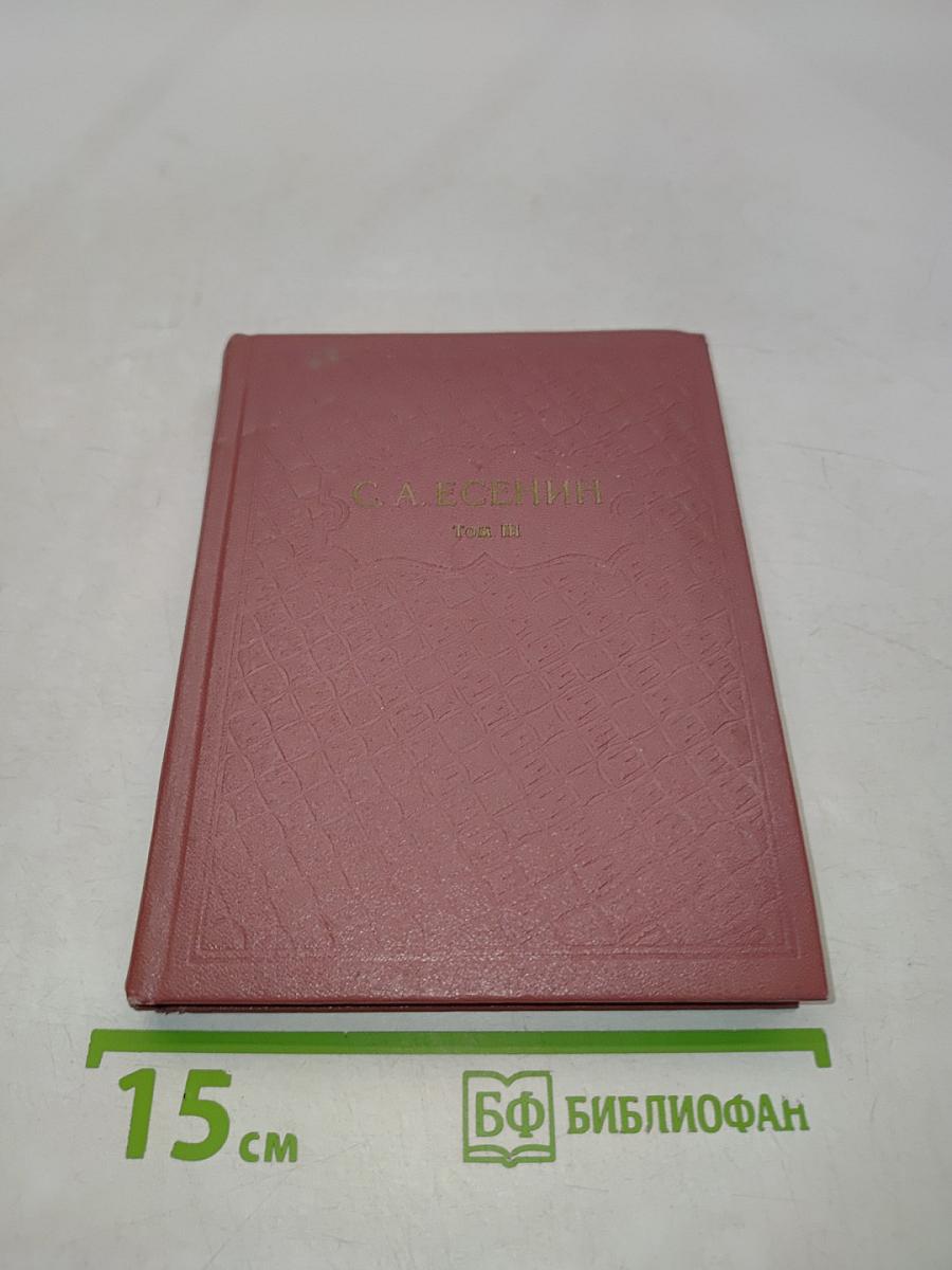 Собрание сочинений в шести томах. Том III. Поэмы (1921-1925)