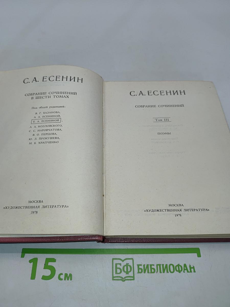 Собрание сочинений в шести томах. Том III. Поэмы (1921-1925)