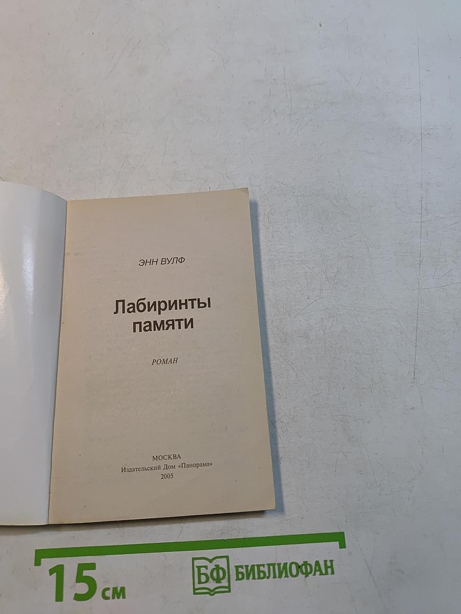 Лабиринты памяти