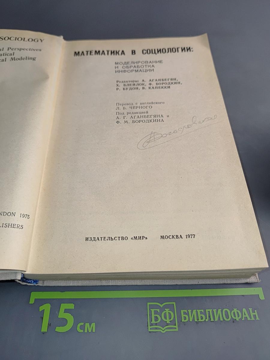 Математика в социологии: Моделирование и обработка информации