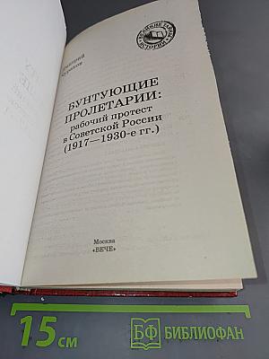 Бунтующие пролетарии: рабочий протест в Советской России (1917–1930-е гг.)