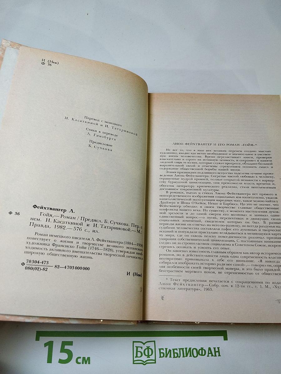 Гойя, или Тяжкий путь познания