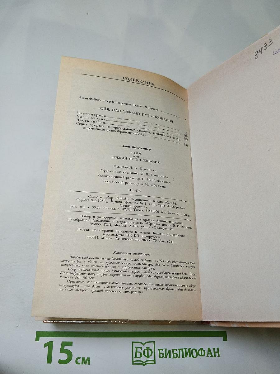 Гойя, или Тяжкий путь познания