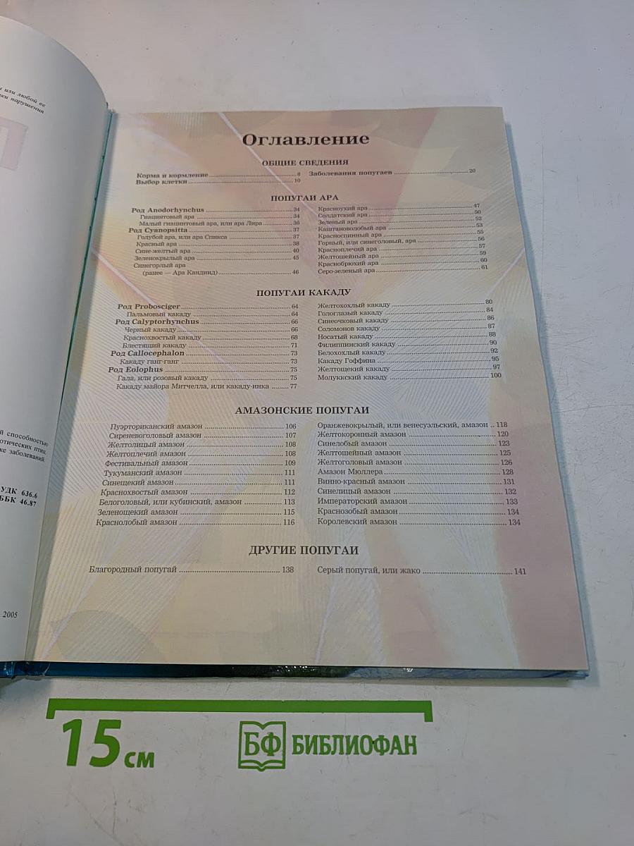 Энциклопедия Попугаи