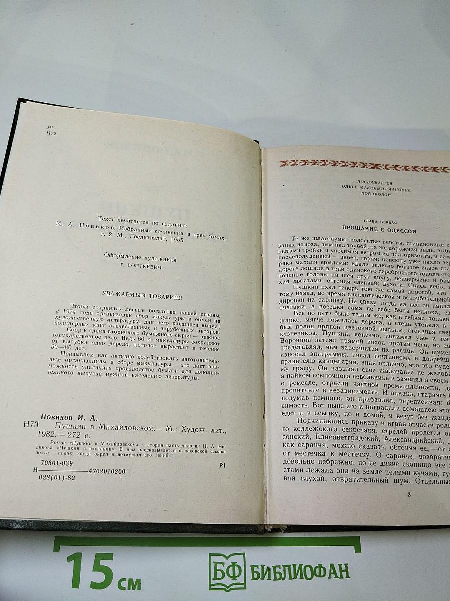 Пушкин в Михайловском