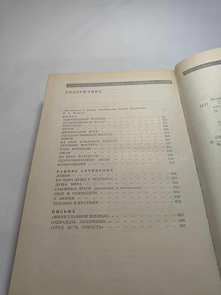 Андрей Платонов. Государственный житель. Проза. Ранние сочинения. Письма