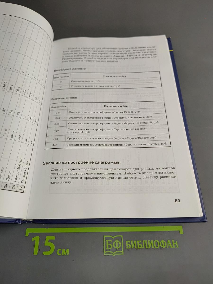 Проектные работы с использованием электронных таблиц MS Excel. Практикум