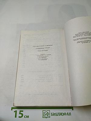 Архипелаг ГУЛАГ. Том первый