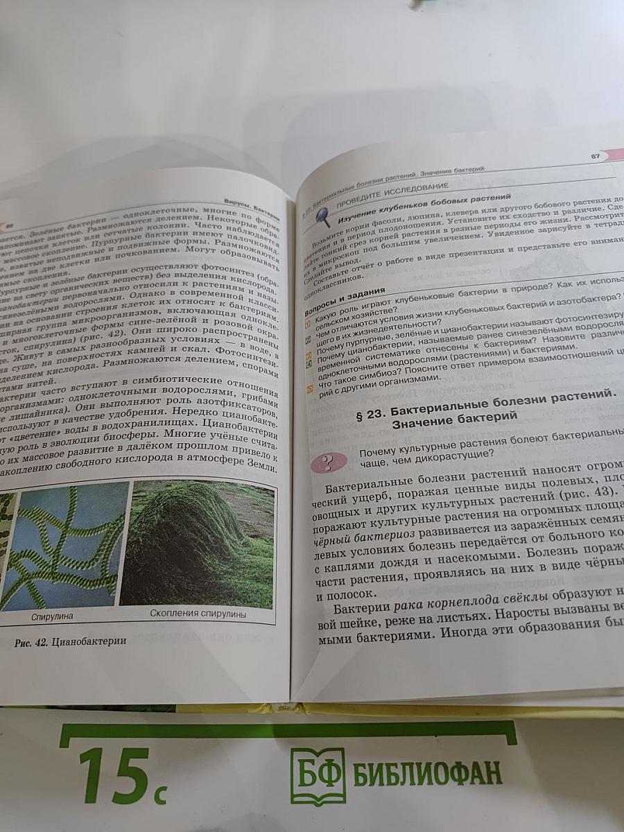 Биология. Растения. Бактерии. Грибы. Лишайники 5-6 классы. Часть 2
