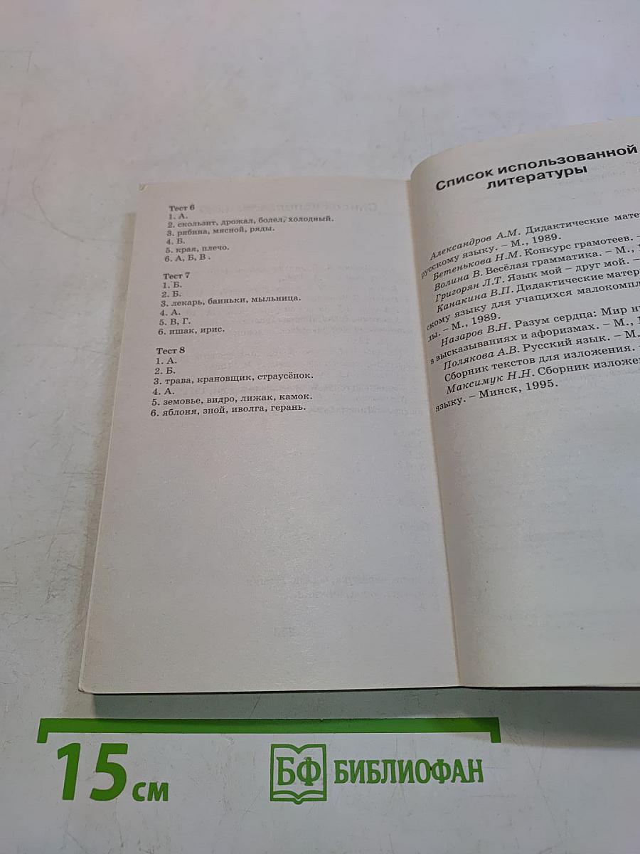 Справочное пособие по русскому языку. 1-2 классы