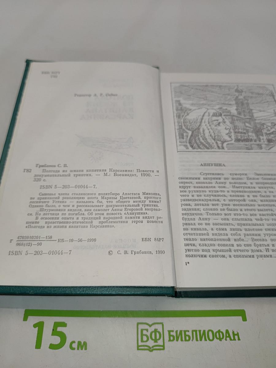 Полгодa из жизни капитана Карсавина