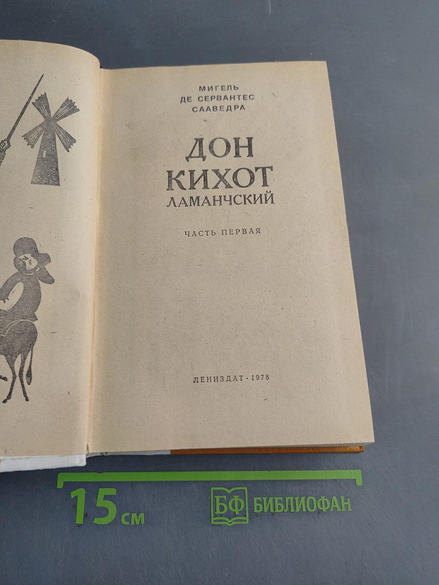 Дон Кихот Ламанчский. Часть первая