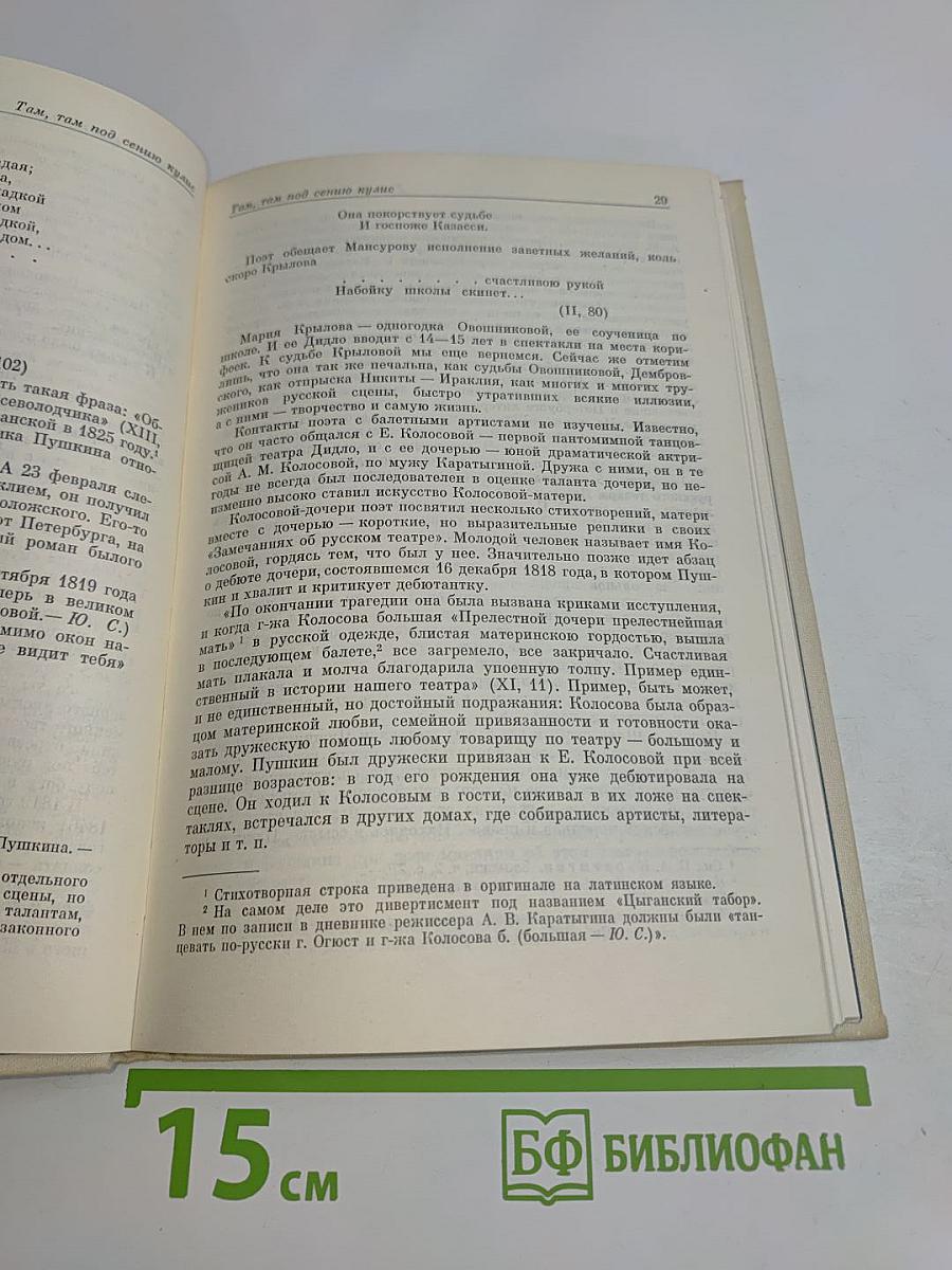 Балетные строки Пушкина