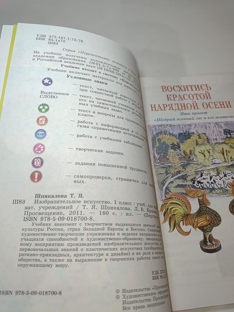 Изобразительное искусство, 1 класс