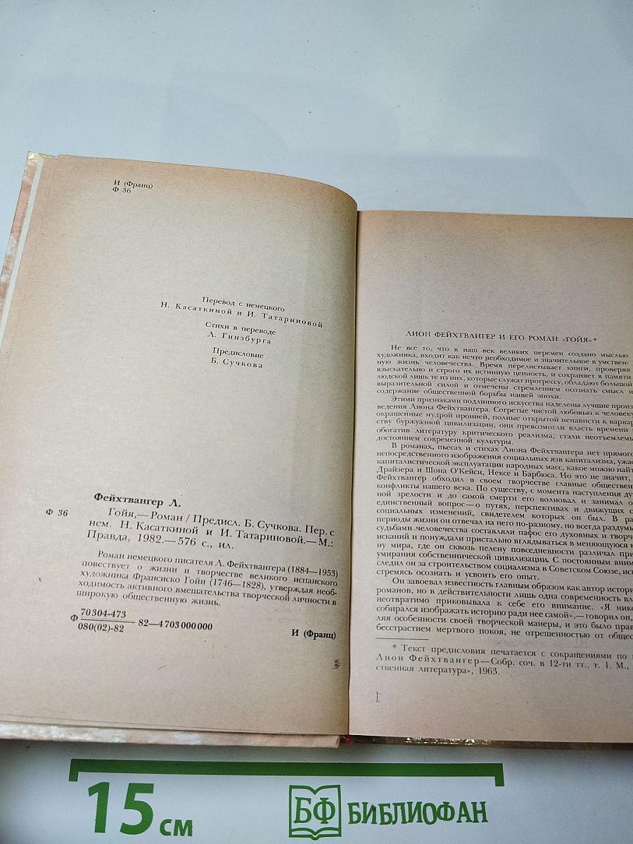 Гойя, или Тяжкий путь познания