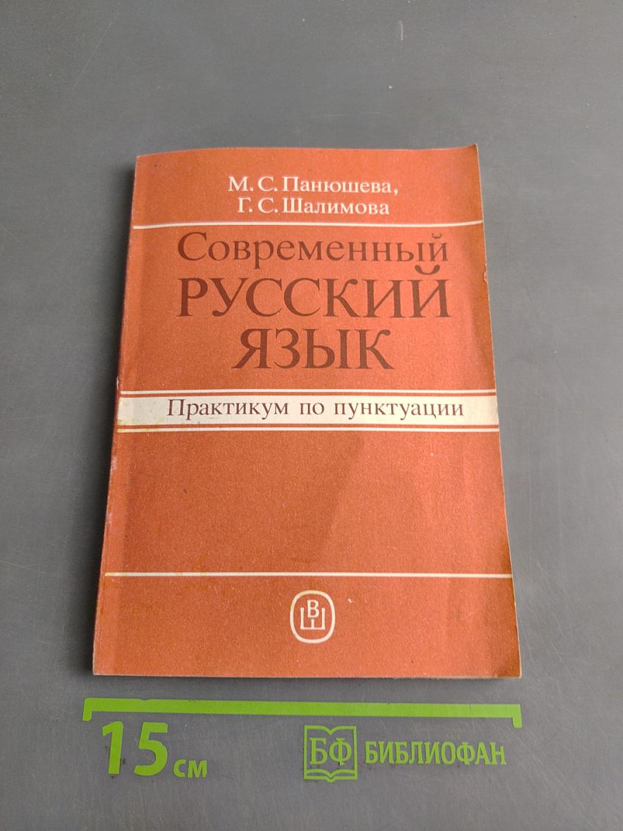 Современный русский язык. Практикум по пунктуации