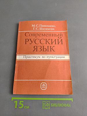 Современный русский язык. Практикум по пунктуации