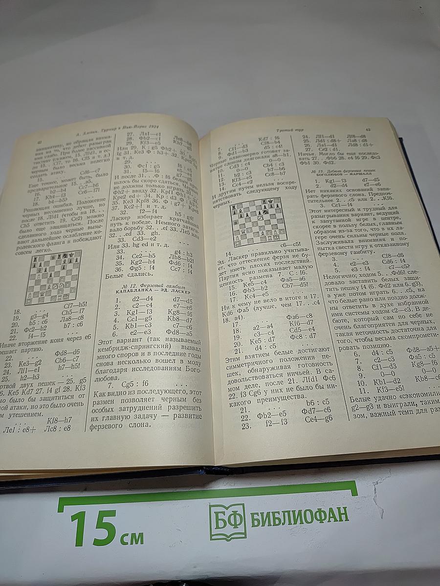 Международные шахматные турниры в Нью-Йорке 1924-1927