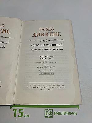 Собрание сочинений. Том четырнадцатый. Торговый дом Домби и сын