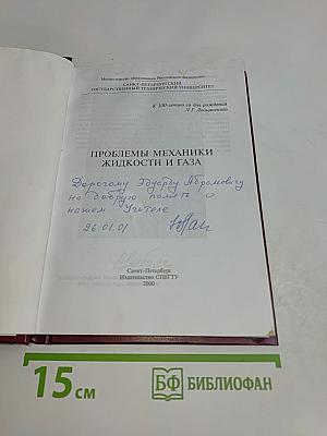 Проблемы механики жидкости и газа