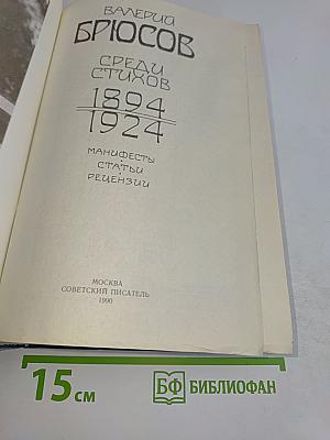 Среди стихов. 1894-1924