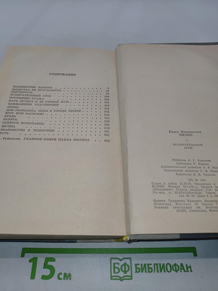 Испытательный срок. Повести и рассказы