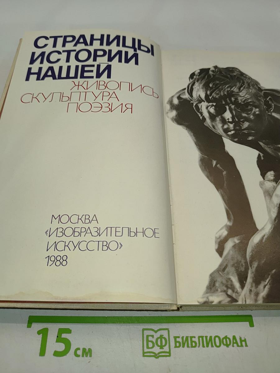 Страницы истории нашей. Живопись. Скульптура. Поэзия