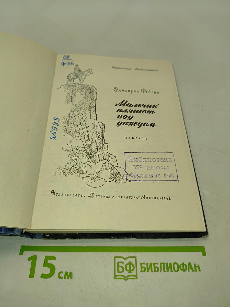 Мальчик пляшет под дождем