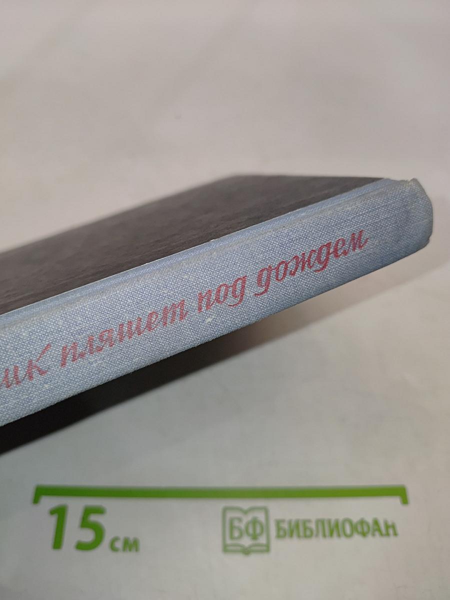Мальчик пляшет под дождем