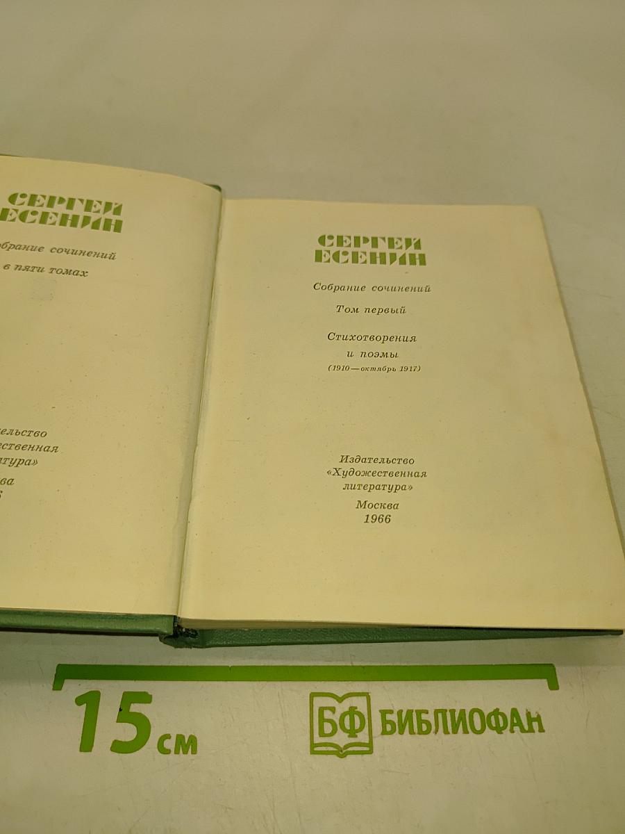 Собрание сочинений в пяти томах. Том первый. Стихотворения и поэмы (1910-октябрь 1917)