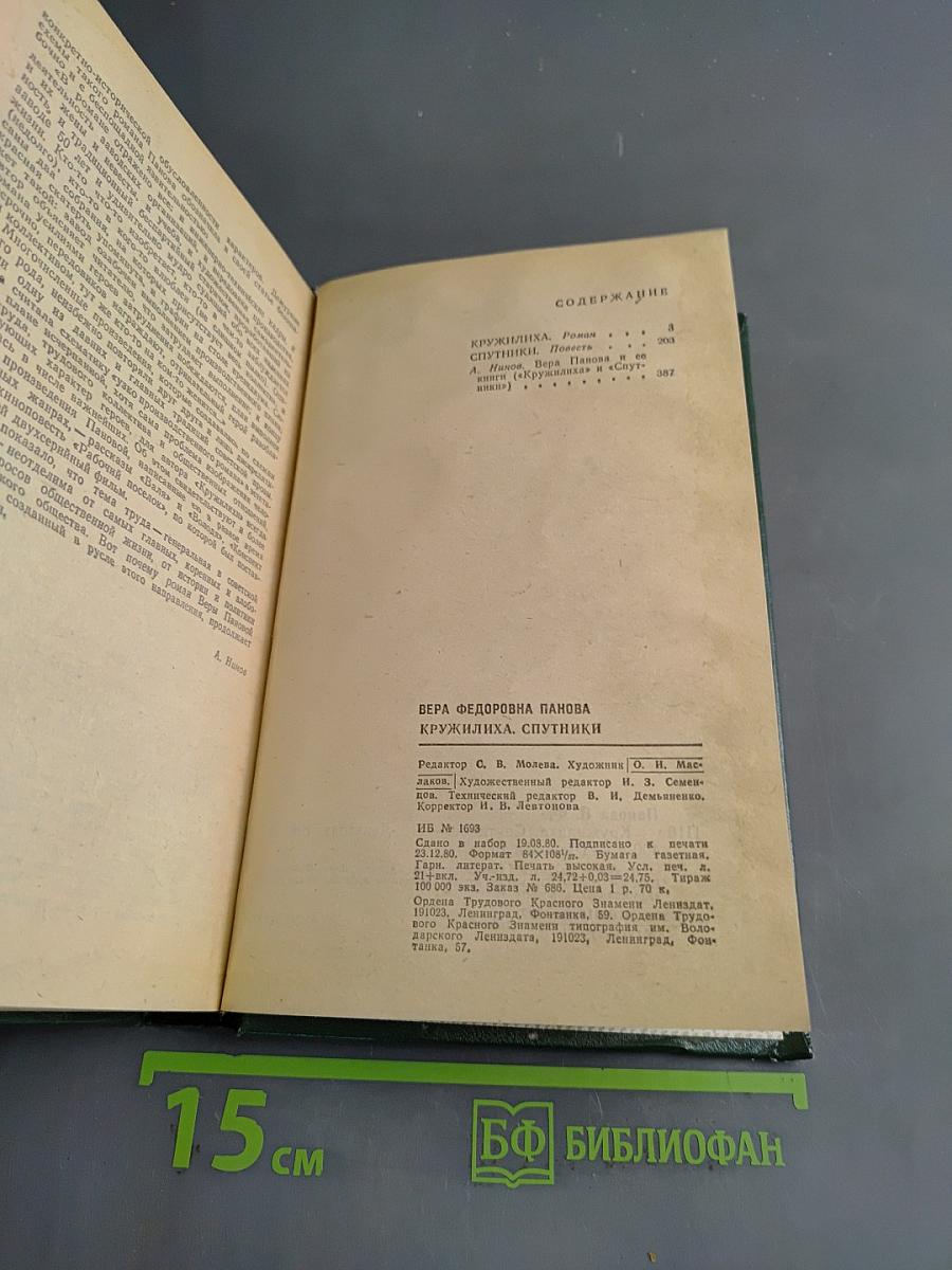 Кружилиха. Спутники