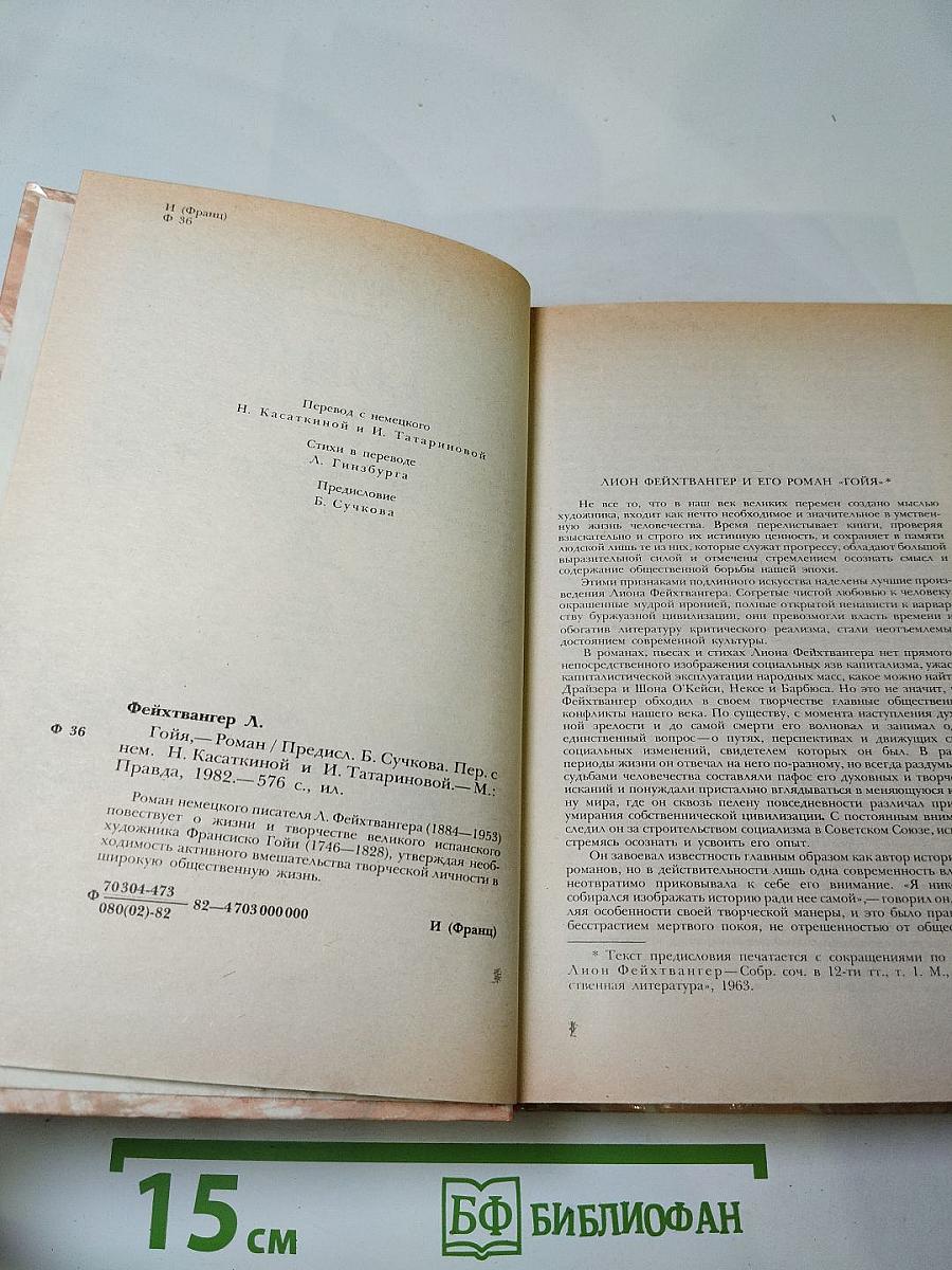 Гойя, или Тяжкий путь познания