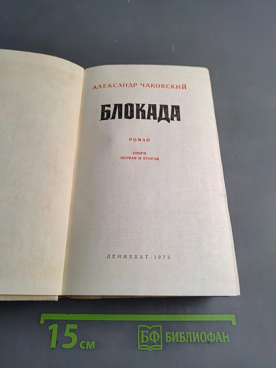 Блокада. Книги первая и вторая