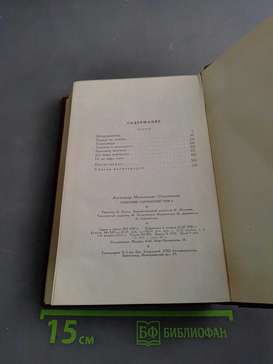 Собрание сочинений. Том восьмой. Пьесы 1879-1883