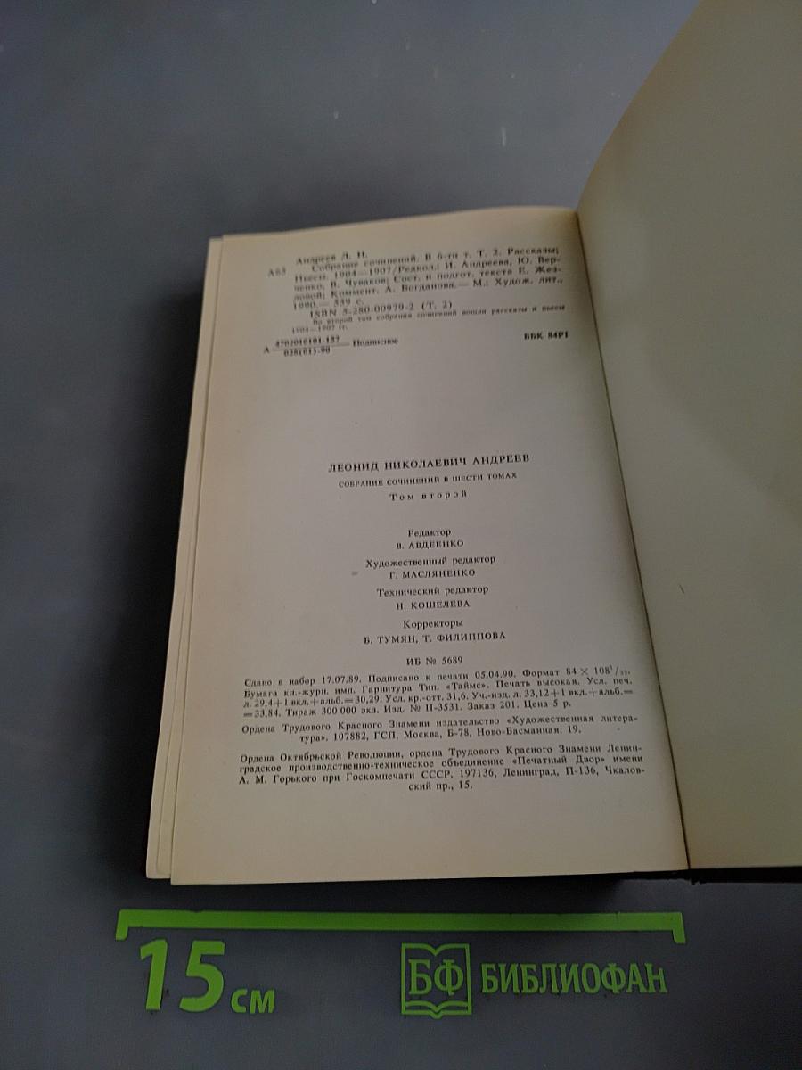 Леонид Андреев. Собрание сочинений. Том второй. Рассказы. Пьесы 1904-1907