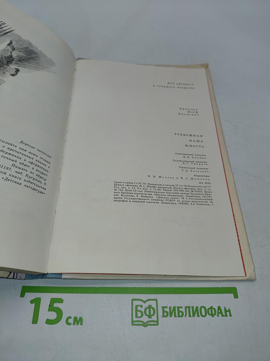 Тревожная наша юность