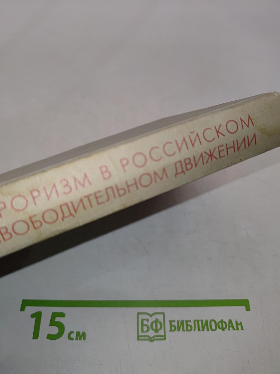 Терроризм в российском освободительном движении: идеология, этика, психология (вторая половина XIX - начало XX вв.)