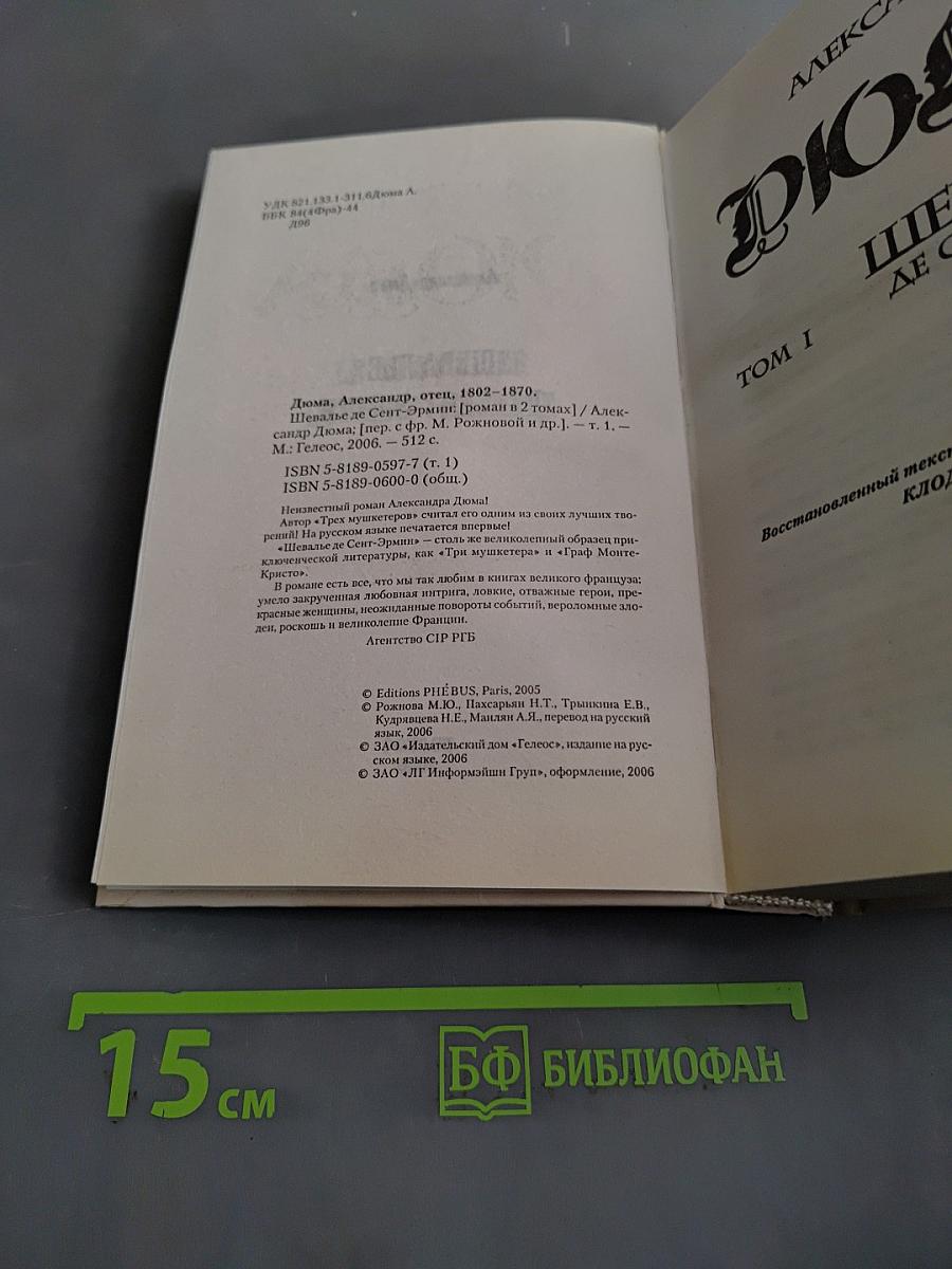 Шевалье де Сент-Эрмин. Том 1