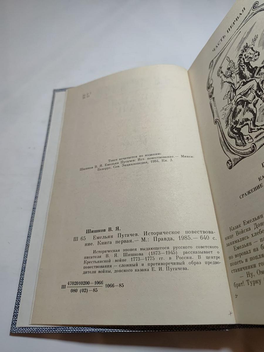 Емельян Пугачев. Историческое повествование. Книга первая